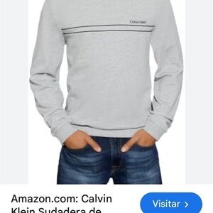 Calvin Klein Gray Men's Sweater